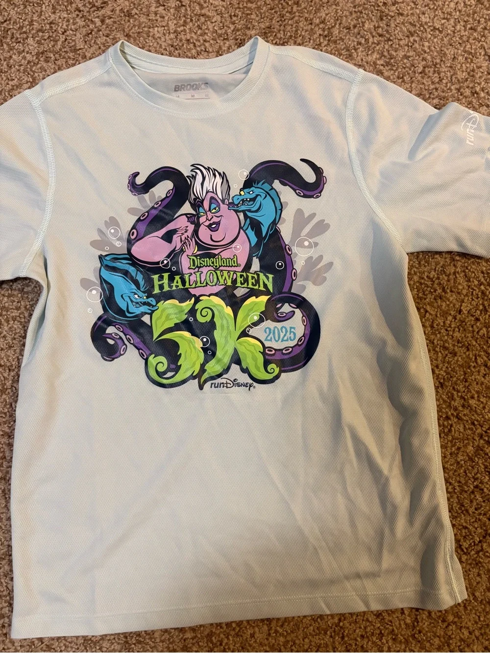 Disneyland Kids 5k Ursula Halloween Graphic Tee